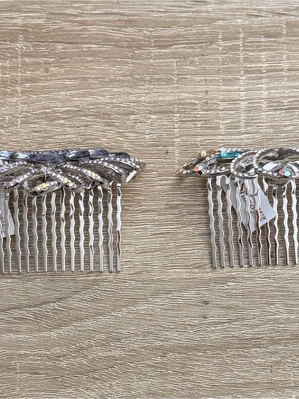 Crystal Rhinestone Hair Clips Barrettes New - Picture 3 of 11